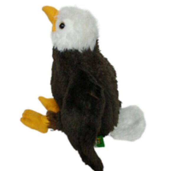 Wild Republic Bald Eagle Plush Stuffed Animal 8 Inch - Picture 4 of 6